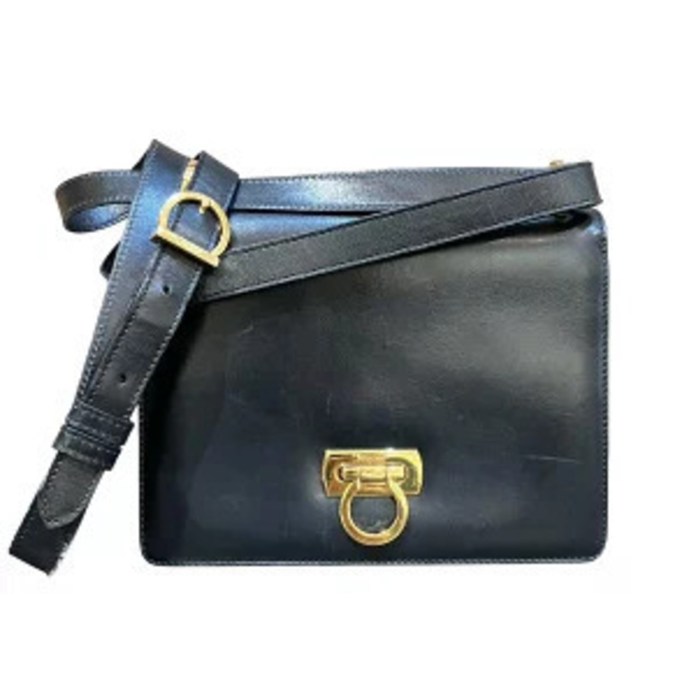 Salvatore Ferragamo shoulder bag Gancini leather